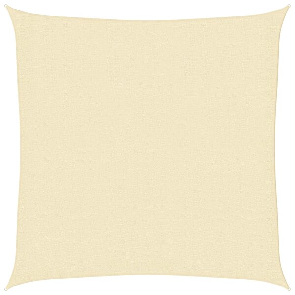 vidaXL Parasol en PEHD carré 3 6 x 3 6 m Crème