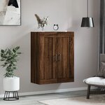 vidaXL Armoire murale chêne marron 69 5x34x90 cm bois d'ingénierie