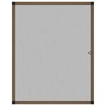 vidaXL Moustiquaire pour fenêtres Marron 80x100 cm