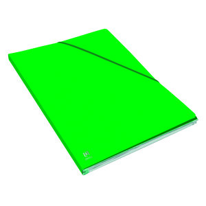 Dossier oxford alpina grande capacité dos 1 5 cm vert - lot de 10