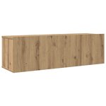 vidaXL Ensemble meuble TV 8 Pièces Chêne artisan Moyen Bois d'ingénierie