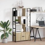 vidaXL Étagère Chêne sonoma 80 x 30 x 155.5 cm Bois d'ingénierie