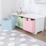 KidKraft Banc de rangement enfants Nantucket Pastel