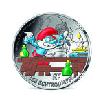 Les Schtroumpfs Monnaie de 50 euro Argent : "GRAND SCHTROUMPF"