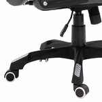 vidaXL Chaise de bureau Anthracite Similicuir