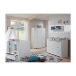 Garde-robe Thilo 3P - blanc
