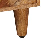 vidaXL Table basse Marron 80 x 50 x 40 cm Bois de mangue massif