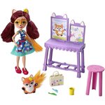ENCHANTIMALS - L'Atelier de Peinture & Mini Poupée Danessa Biche & Sprint
