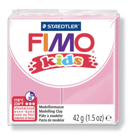 Pâte Fimo Kids 42 g Rose 8030.25
