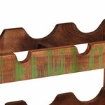 vidaXL Étagère à vin Marron 100 x 45 x 33 cm Bois récupéré massif