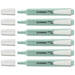 Surligneur Swing Cool Pastel Edition -Touche de Turquoise x 6 STABILO