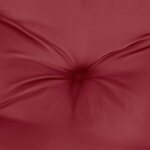 vidaXL Coussin de palette rouge bordeaux tissu