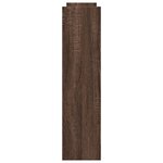 vidaXL Chariot de rangement étroit 4 niveaux chêne marron