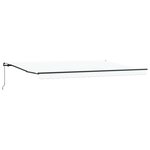 vidaXL Auvent Blanc 500 × 300 cm tissu