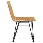 vidaXL Chaises de jardin lot de 2 48x62x84 cm Résine tressée