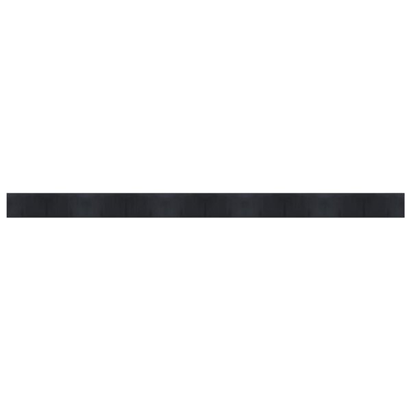 vidaXL Tapis rectangulaire noir 60x1000 cm bambou