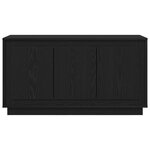 vidaXL Buffet Bois Noir 102x35x55 cm Bois D'ingénierie