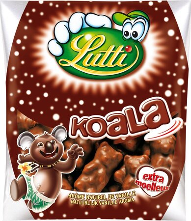 Lutti Bonbons guimauves chocolat lait Koala