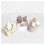 Ricorumi Kit a crochet Corbeille de Paques pastel