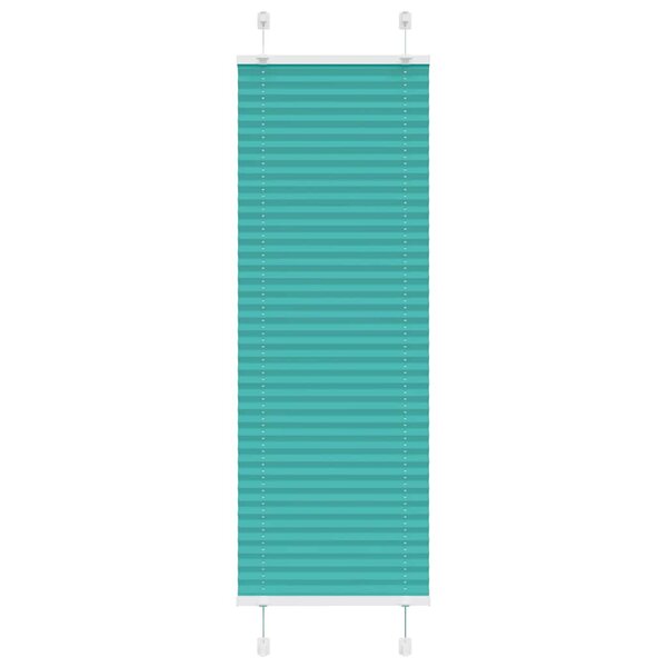 vidaXL Store plissé vert pétrole 45x100 cm largeur du tissu 44 4 cm