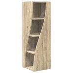 vidaXL Meuble d'angle Chêne Sonoma 32x32x102cm Bois d'ingénierie