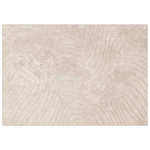 vidaXL Tapis de surface PALMERAS Beige 160 x 230 cm Polyester