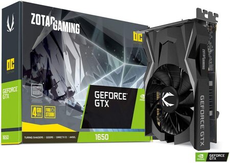 Carte Graphique Nvidia Zotac GeForce GTX 1650 OC 4Go GDDR5