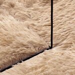 vidaXL Tapis shaggy à poils longs NAVARRA beige 240x340 cm polyester