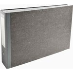 Classeur à levier en carton gris A3 à l'italienne dos 70mm EXACOMPTA