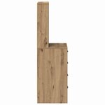 vidaXL Haut Armoire chêne artisanal 40 x 41 x 135 cm Bois d'ingénierie
