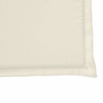 vidaXL Coussins de siège de jardin lot de 6 crème 45x45x2 cm carré