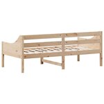 vidaXL Lit de jour sans matelas 90x190 cm bois de pin massif