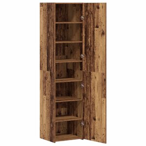 vidaXL Haut Armoire Bois ancien 45 x 42 5 x 185 cm