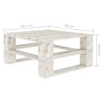 vidaXL Salon palette de jardin 5 Pièces avec coussins noir bois