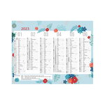 Calendrier mural 2023  - 27 x 21 cm - décor nature exotique