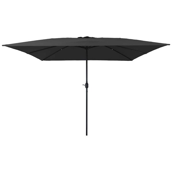 vidaXL Parasol de jardin Anthracite et noir 295 x 295 x 245 cm