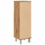 vidaXL Armoire de bain chêne artisanal 30x30x95 cm bois d'ingénierie