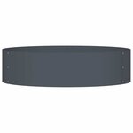 vidaXL Pots de jardin 5 Pièces Anthracite 80 x 80 x 20 cm Acier