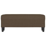 vidaXL Banc Marron 100x35x41 cm Tissu