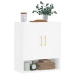 vidaXL Armoire murale blanc 60x31x70 cm bois d'ingénierie