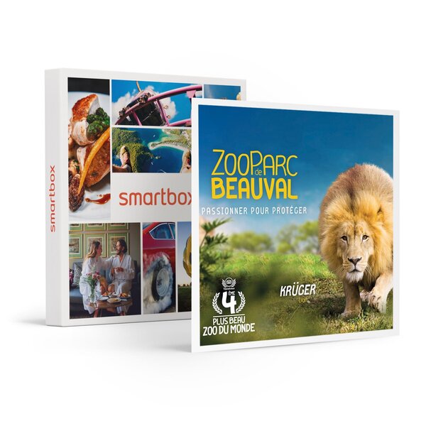 SMARTBOX - Coffret Cadeau Billets pour le ZooParc de Beauval 2026 : 2 entrées adulte pour 1 journée -  Multi-thèmes