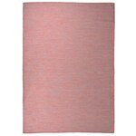 vidaXL Tapis à tissage plat d'extérieur 160x230 cm Rouge