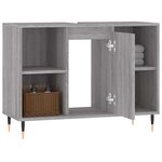 vidaXL Armoire salle de bain sonoma gris 80x33x60 cm bois d'ingénierie