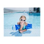 2 x brassards gonflables de natation enfants 3-6 ans  flotteurs piscine & plage - pack duo dauphin rugby