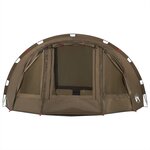 vidaXL Tente de pêche 4 personnes vert olive imperméable
