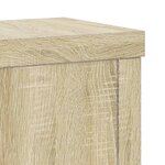 vidaXL Supports pour plantes 2 Pièces chêne sonoma bois d'ingénierie