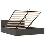 vidaXL Cadre de lit à rangement hydraulique sans matelas 160x200 cm