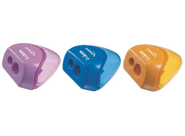 Taille-crayons ' I.Gloo' 2 trous Jaune, Violet OU Bleu MAPED