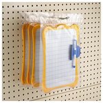 Sachet plastique transparent haute brillance à trou de suspension européen 10x20 cm (lot de 1000)