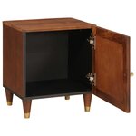 vidaXL Cabinet de chevet 2 Pièces Marron 40 x 33 5 x 46 cm